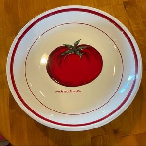 Sundried Tomato Ceramic Serving Bowls Set of 4